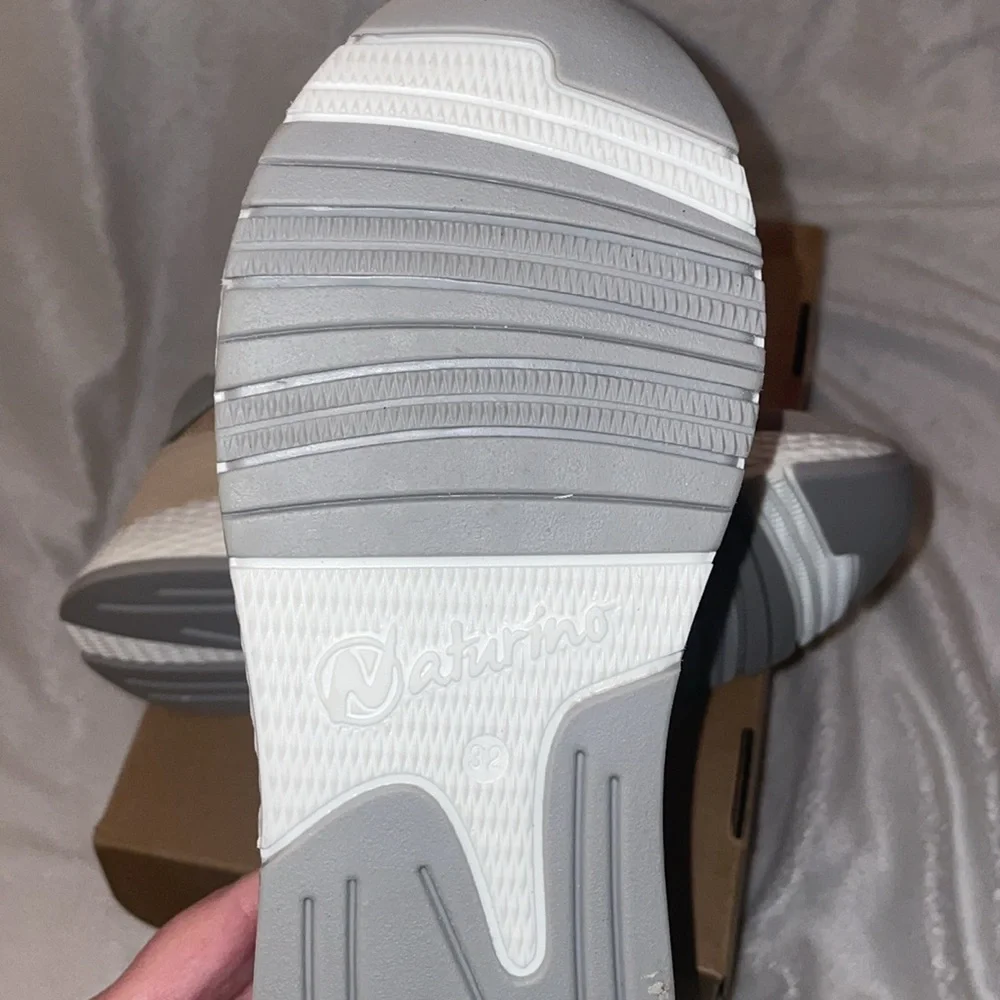 NWT NATURINO JESKO 2 VL. Suede and technical fabric sneakers in Beige-Grey